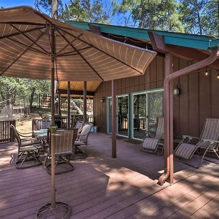 Rustic-Chic Prescott Cabin With Deck In Wooded Area! Exterior foto